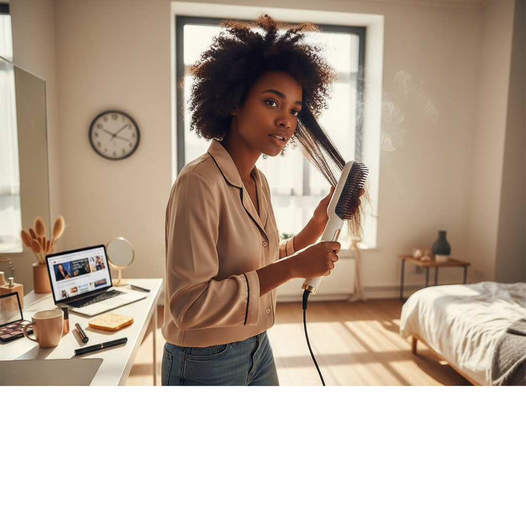 Brosse Lissante Electrique pour cheveux